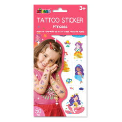AVENIR Tetovējumu uzlīmes: Princese