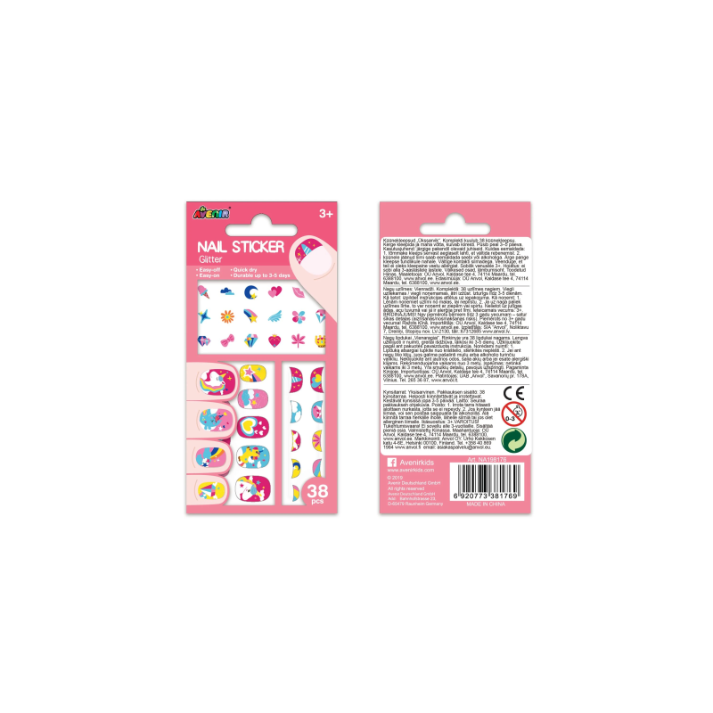 AVENIR Nagu uzlīmes: Vienradži