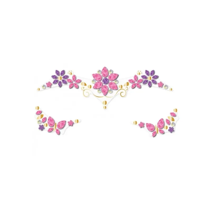 Набор самоклеящихся камней для лица Avenir Flowers TS228224
