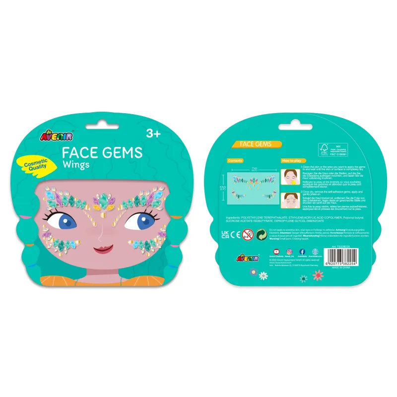 AVENIR Dārgakmeņi sejai: Spārni