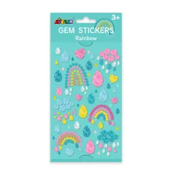 AVENIR Kristallidega kleebised Vikerkaar