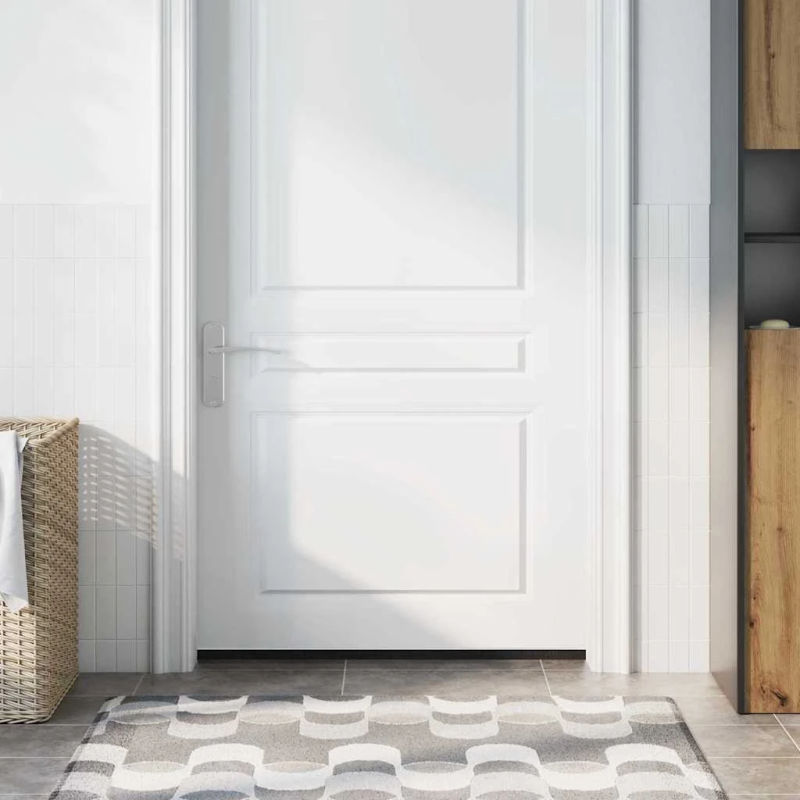 vidaXL Skrūvējami durvju birstes blīvējumi 6 pcs Balts 100 cm