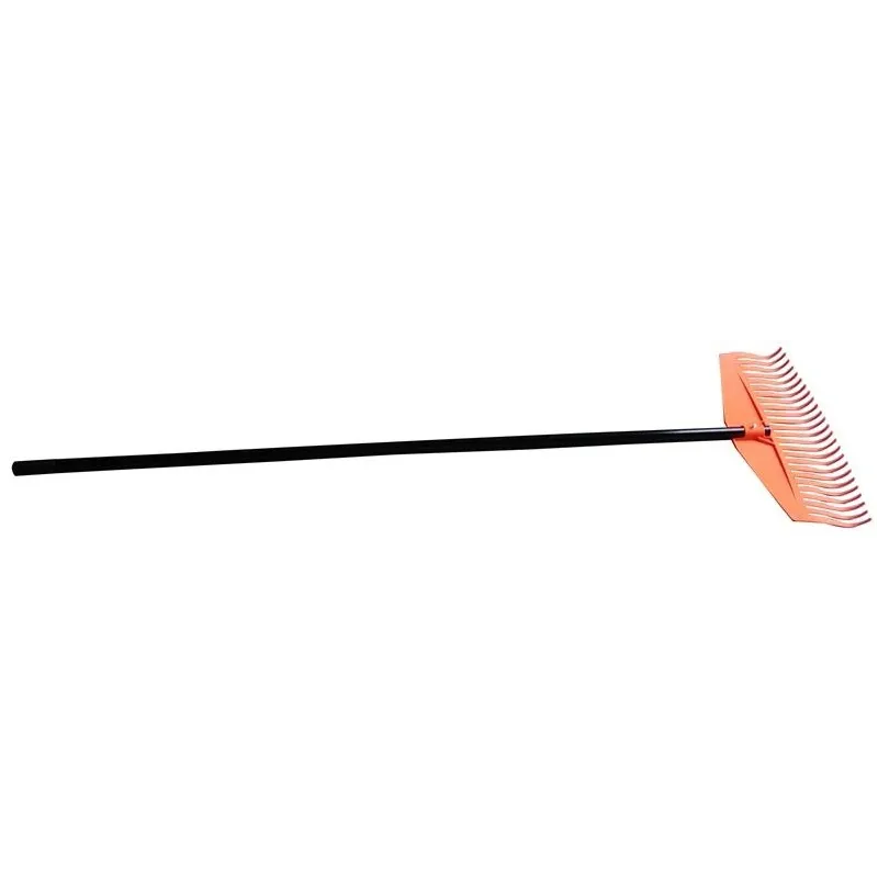 Fan rake with metal handle 43x21 cm vg1
