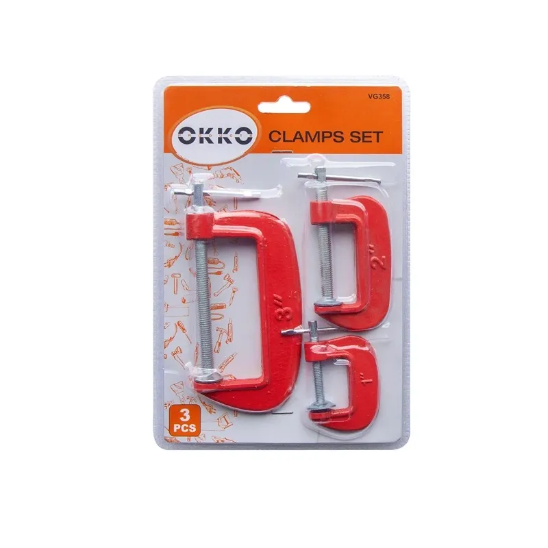 Iron clamp set vg358 25-50-75mm 3vnt