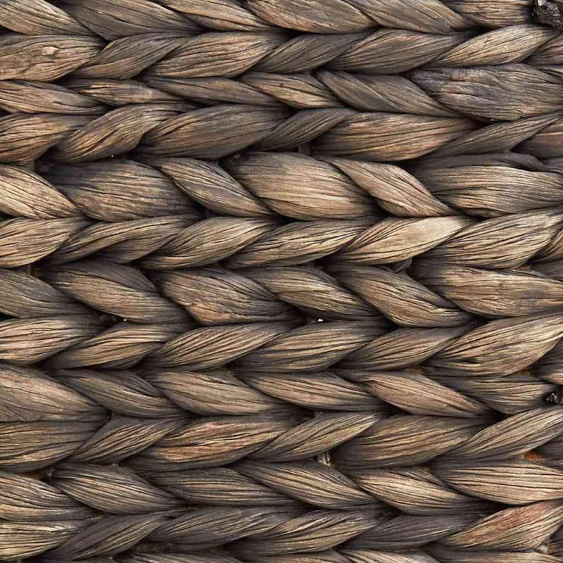 vidaXL Ziemassvētku koka apmale Melna 90 x 90 x 28 cm Ūdens hiacintes