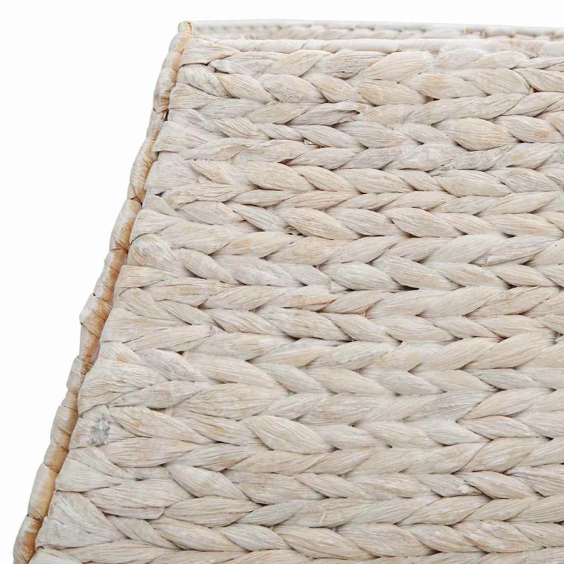 vidaXL Ziemassvētku koka apmale Balts 70 x 70 x 28 cm Ūdens hiacintes