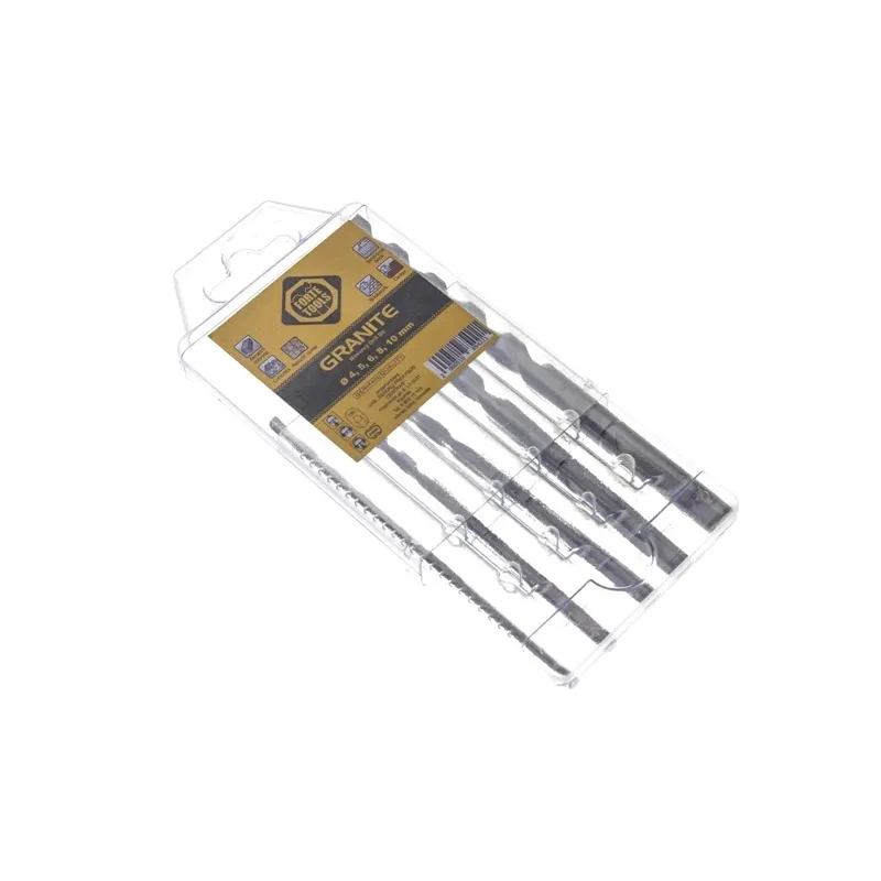 Granito grąžtų komplektas Forte Tools 28264. 4–10 mm. 5 vnt.