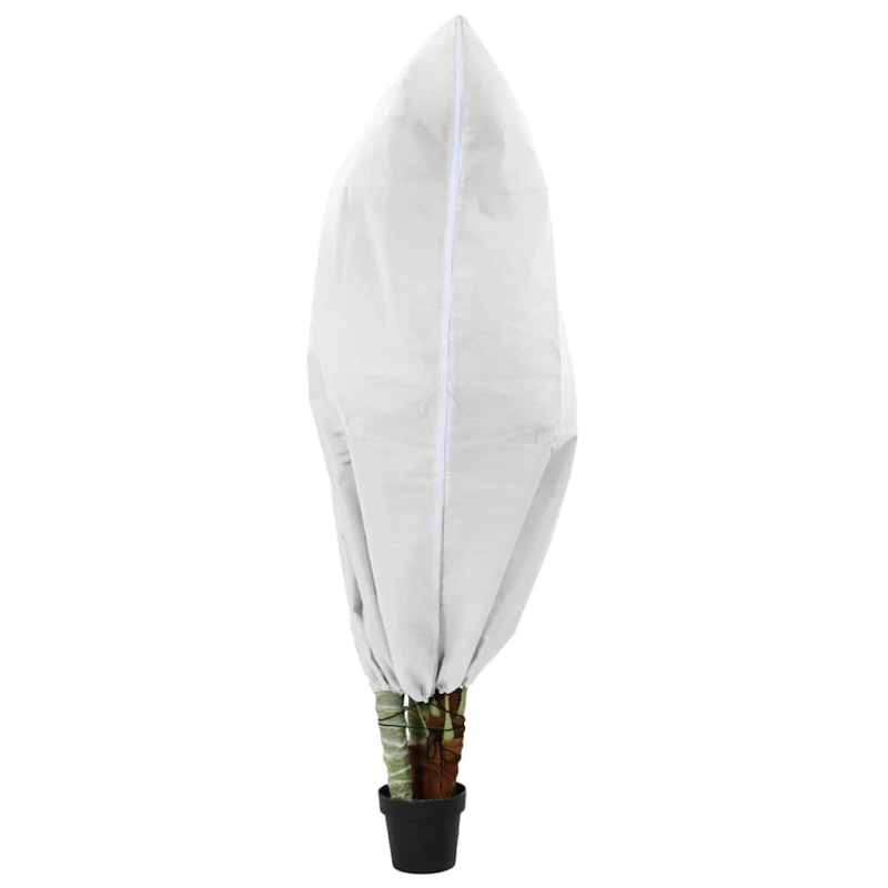 vidaXL Salu aizsargājošie augu plēves pārklāji 5 pcs Balts 1,8 x 1,2 m