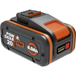 Akumulators Li-ion 20V - 8,0Ah. WORX WA3648, Worx