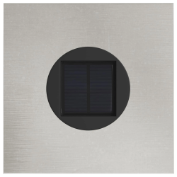 vidaXL Saules LED ceļa gaisma 2 pcs Nerūsējošs tērauds