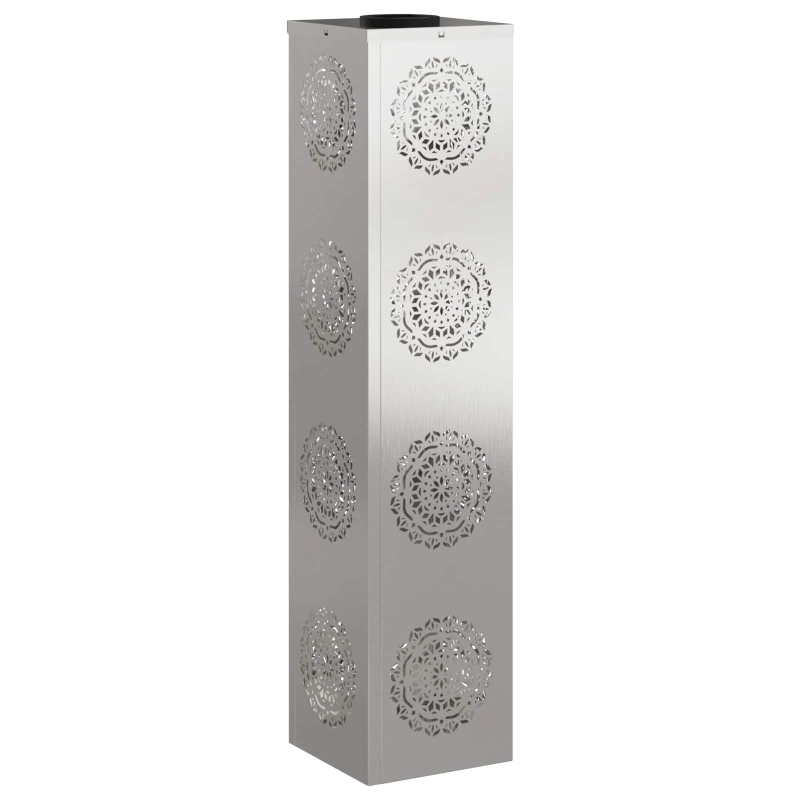 vidaXL Saules LED ceļa gaisma 2 pcs Nerūsējošs tērauds