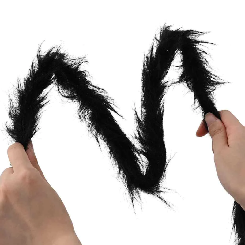 vidaXL Helovīna zirneklis ar tīklām 2 pcs Melns un balts Poliesters