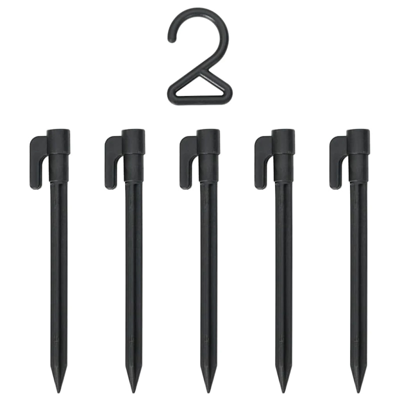 vidaXL Helovīna zirneklis ar tīklām 4 pcs Melns un balts Poliesters