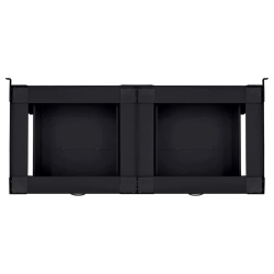 vidaXL Veļas mazgājamā mašīna uzpaliks 2 pcs Melna 64 x 55 x 32.5 cm