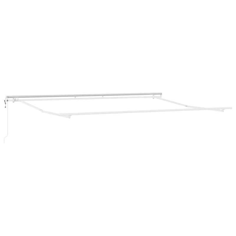 vidaXL Izvelkams jumtiņš Oranžs un brūns 400 × 300 cm