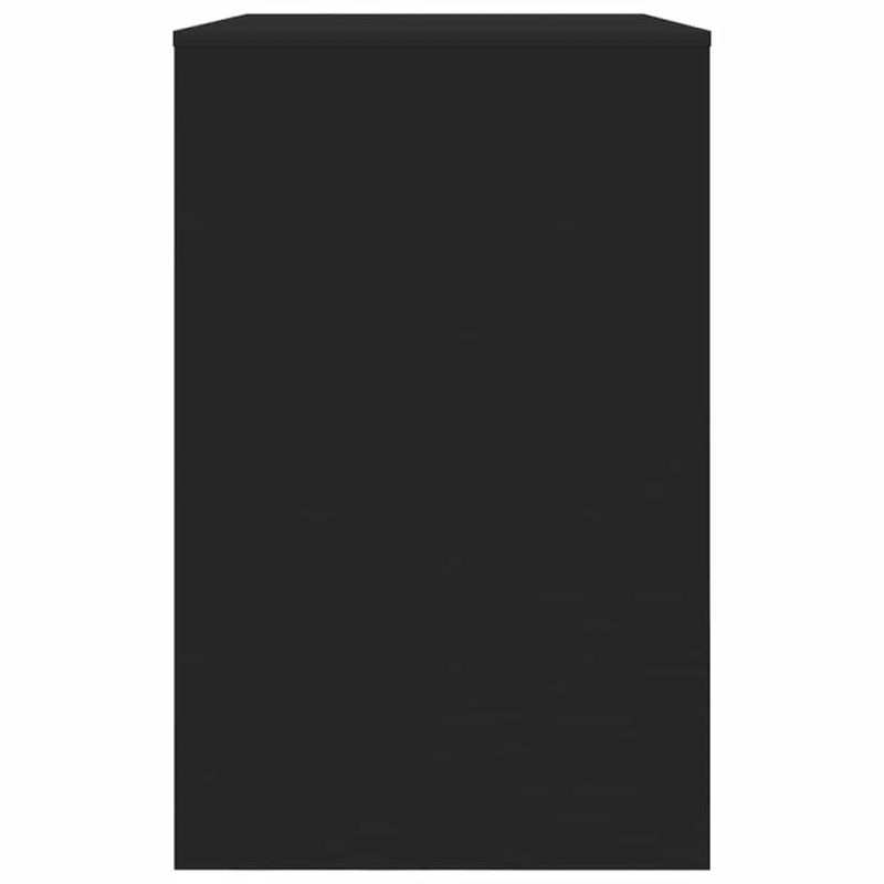 vidaXL Galds ar atvilktni Melna 100 x 50 x 78 cm Inženierijas koks