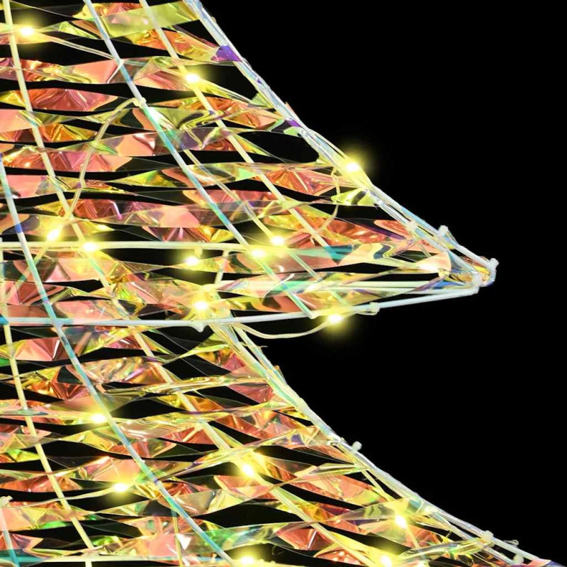 vidaXL Ziemassvētku eglīte su 240 LED Silti balta 180 cm PET