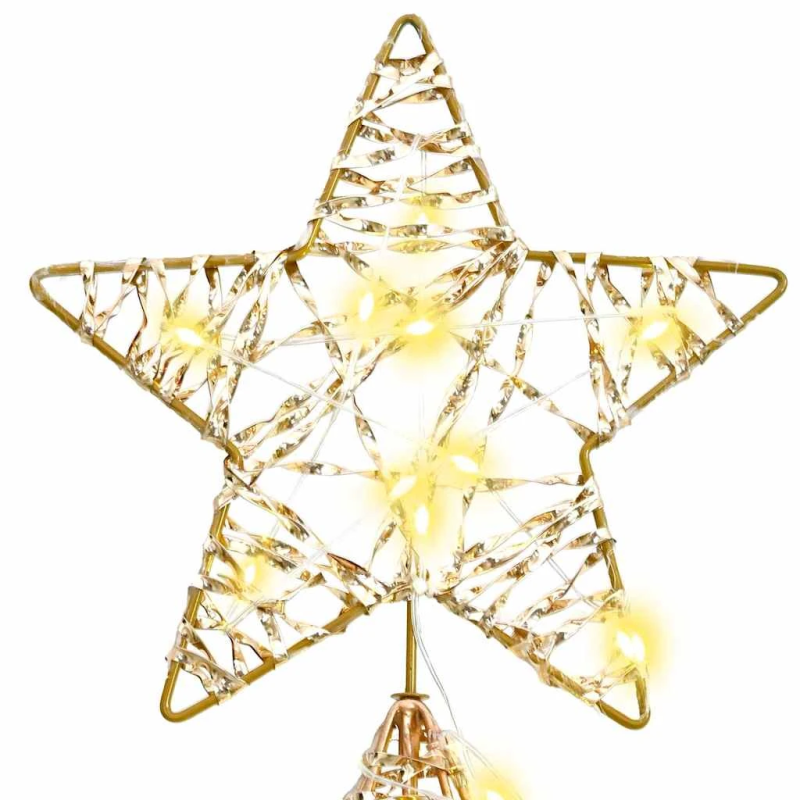 vidaXL Ziemassvētku eglīte su 240 LED Silti balta 181 cm PET