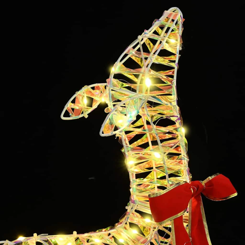 vidaXL Ziemassvētku tēviņu ģimene 3 pcs 67 x 26 x 127 cm PET