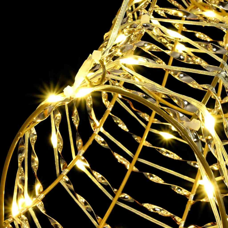 vidaXL Ziemassvētku ziemeļbriedis ar kamanām 68 x 36.5 x 62.5 cm PET