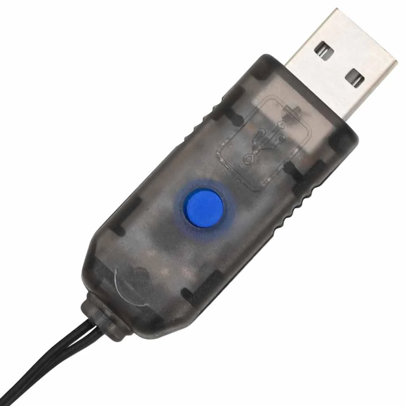 vidaXL Bumba su 160 LED Silti balta 50 cm Metāla