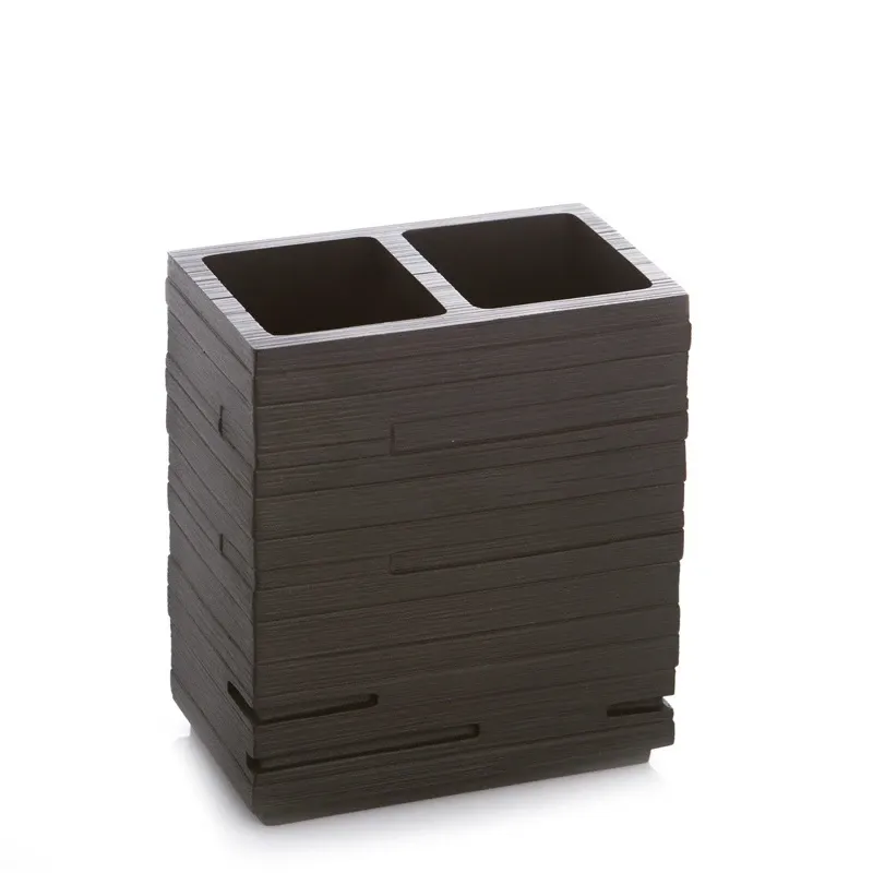 Vannas istabas glāze Domoletti BPO-0350 Black, melna krās., 10.1 cm x 11.5 cm x 6.3 cm