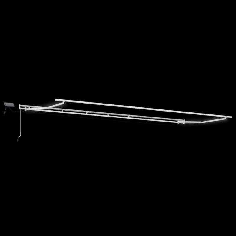 vidaXL Izvelkams jumtiņš Zila un balta 600 × 300 cm