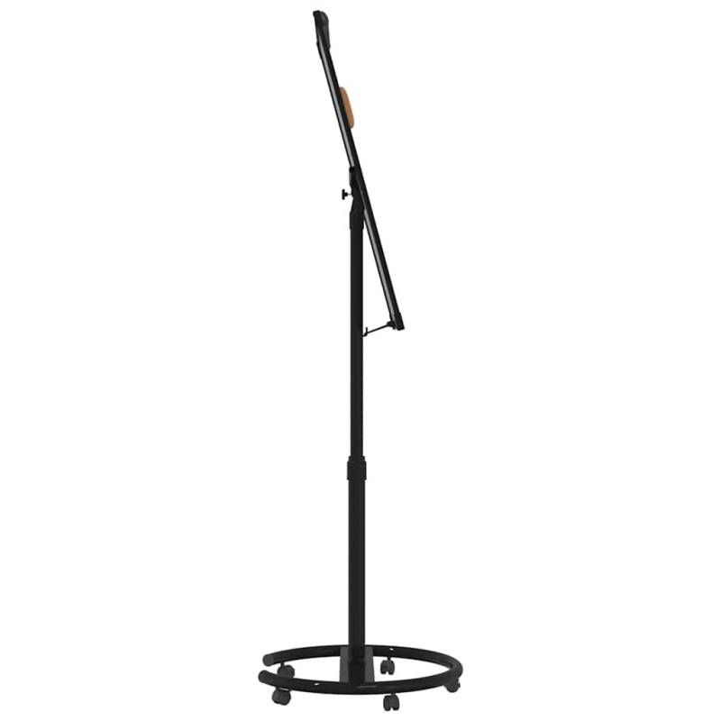 vidaXL Magnētiskā tāfele Melns un balts 62 x 62,5 x 197 cm EPS