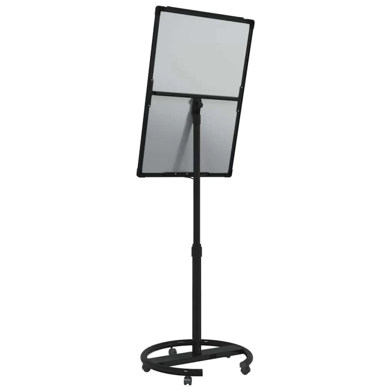 vidaXL Magnētiskā tāfele Melns un balts 62 x 62,5 x 197 cm EPS