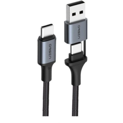 Orsen S8 2-IN-1 USB and Type-C 5A 1.5m black