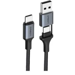 Orsen S8 2-IN-1 USB and Type-C 5A 1.5m black