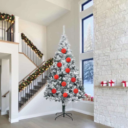 vidaXL Ziemassvētku bumbiņu komplekts XXL 4 pcs Sarkana Plastmasa