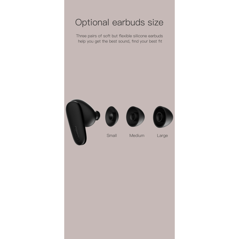 Orsen T3 Bluetooth Earphones Black