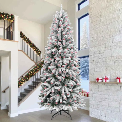 vidaXL Ziemassvētku rotājumu komplekts 200 pcs Caurspīdīgs DIA 5 cm