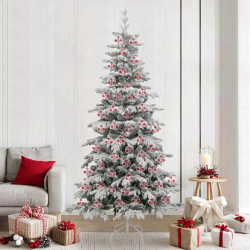 vidaXL Ziemassvētku rotājumu komplekts 100 pcs Caurspīdīgs DIA 10 cm