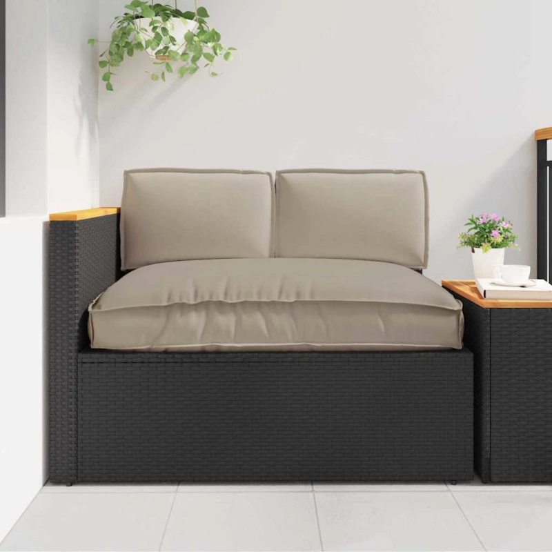 vidaXL Spilvenu komplekts 3 pcs Pelēkbrūna Oksforda audums