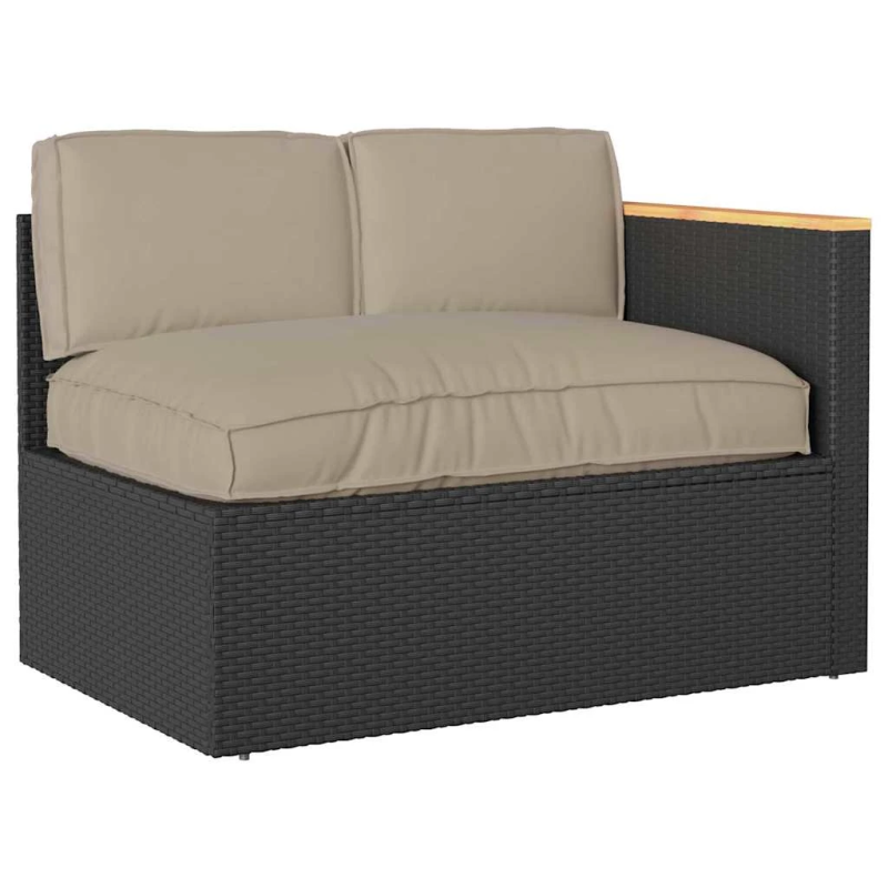 vidaXL Spilvenu komplekts 3 pcs Pelēkbrūna Oksforda audums