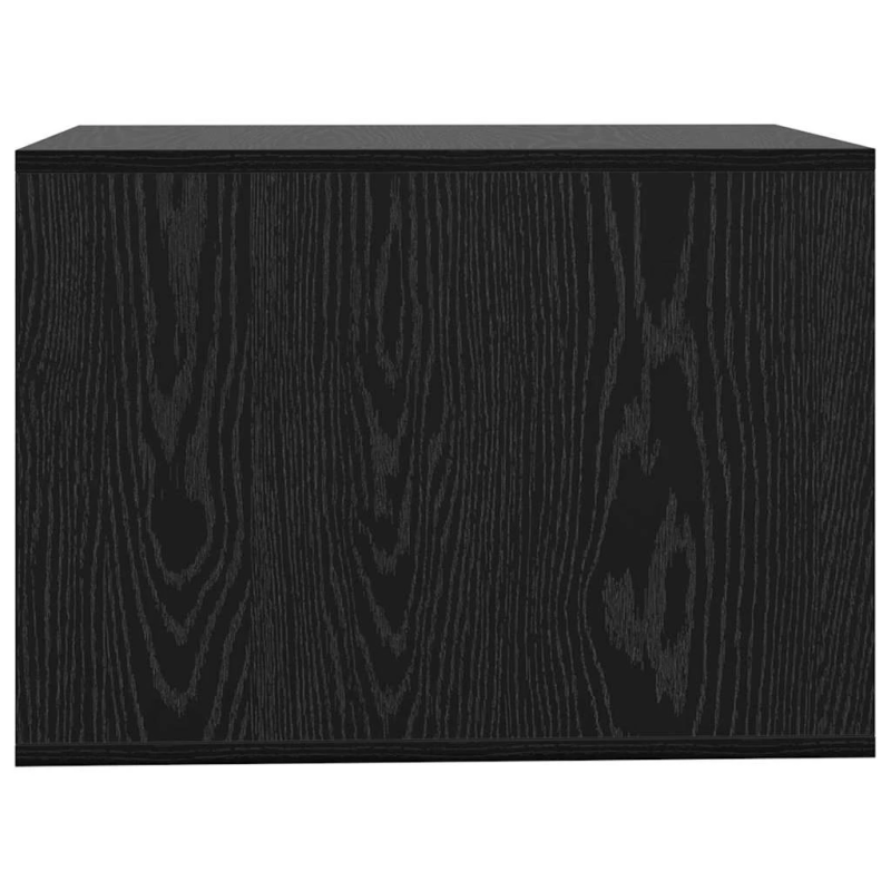 vidaXL Kaķu tualetes kaste Melns ozolkoks 47 x 59 x 42 cm