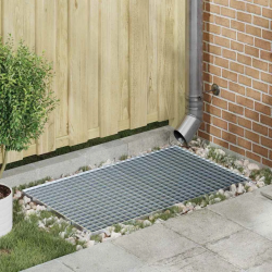 vidaXL Restes Sudraba 30 x 30 x 2 cm Karsti cinkots tērauds