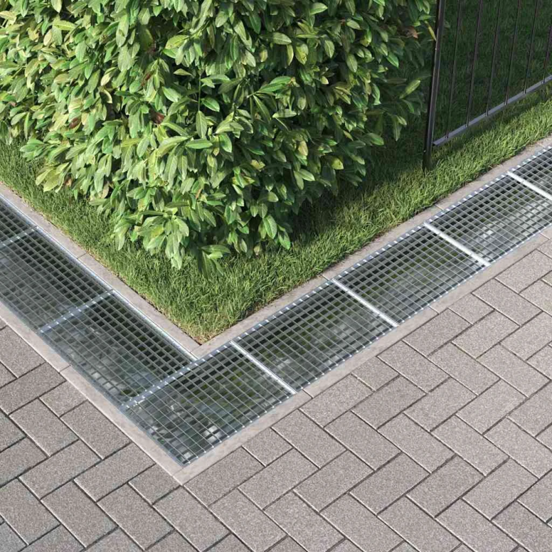 vidaXL Restes Sudraba 50 x 35 x 2 cm Karsti cinkots tērauds