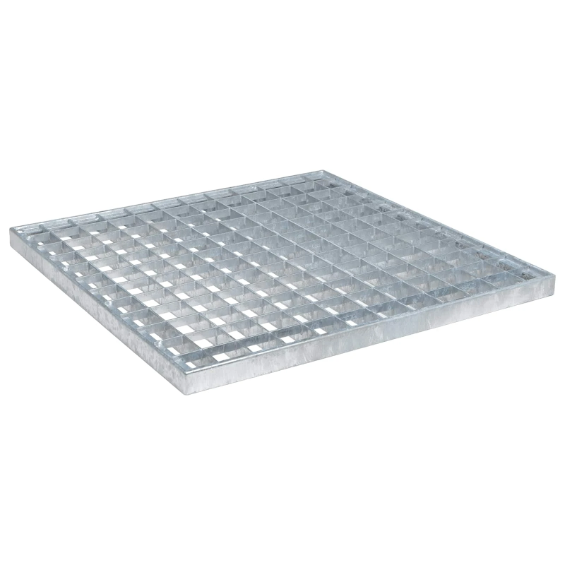 vidaXL Restes Sudraba 40 x 40 x 2 cm Karsti cinkots tērauds