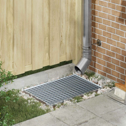 vidaXL Restes Sudraba 60 x 40 x 2 cm Karsti cinkots tērauds