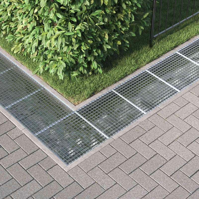 vidaXL Restes Sudraba 50 x 50 x 2 cm Karsti cinkots tērauds