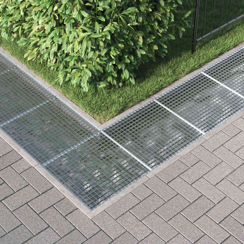 vidaXL Restes Sudraba 60 x 60 x 2 cm Karsti cinkots tērauds