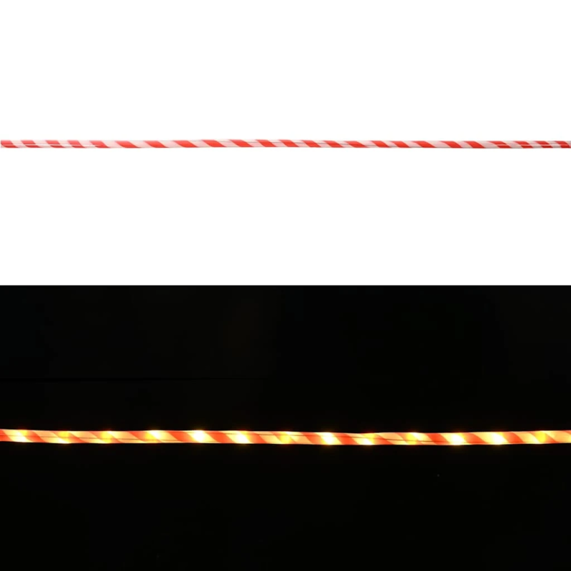 vidaXL Virvju gaisma su 240 LED Silti balts 10 m PVC