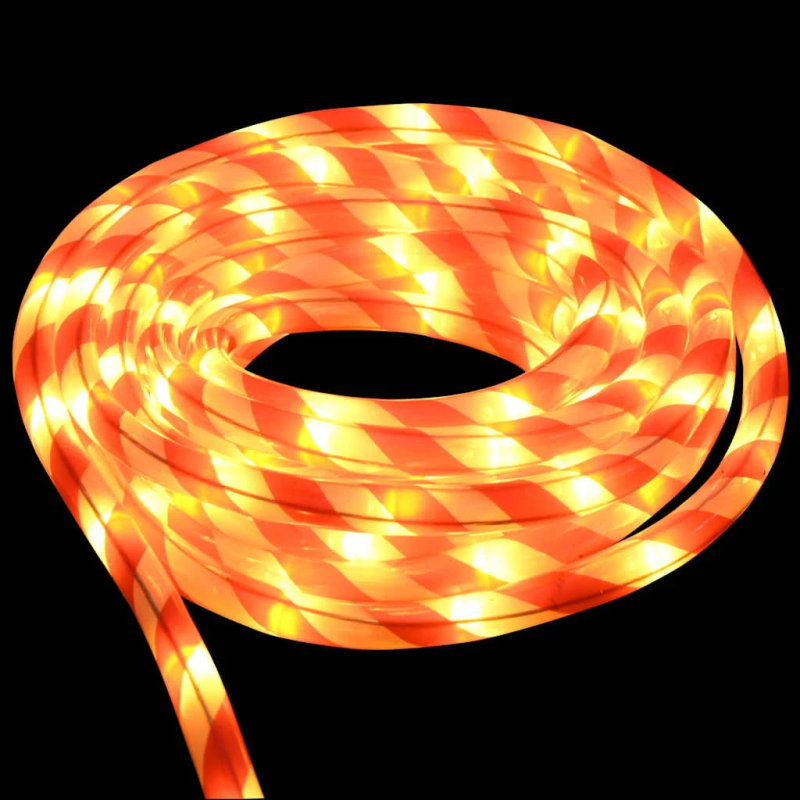 vidaXL Virvju gaisma su 2400 LED Silti balts 100 m PVC