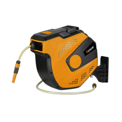 Dārza šļūtenes turētājs ar šļūteni 20m