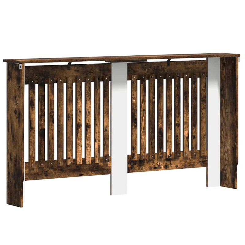 vidaXL Radiatora Vāks Dūmaka ozols 152 x 19 x 81,5 cm