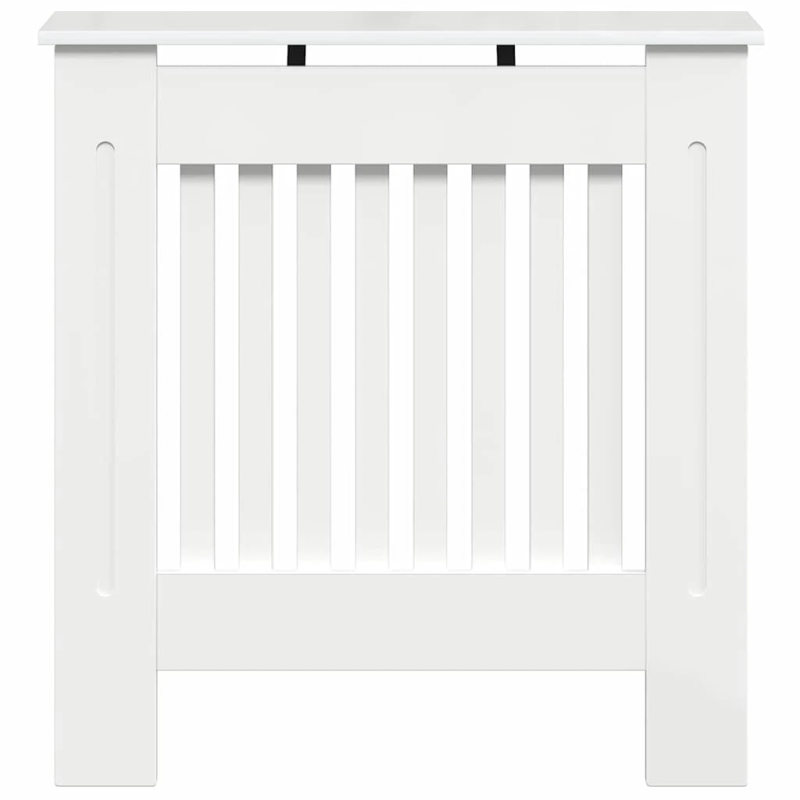 vidaXL Radiatora Vāks Augsta spīduma baltā krāsa 78 x 19 x 81,5 cm