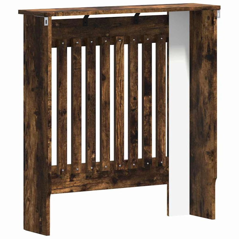 vidaXL Radiatora Vāks Dūmaka ozols 78 x 19 x 81,5 cm Inženierijas koks